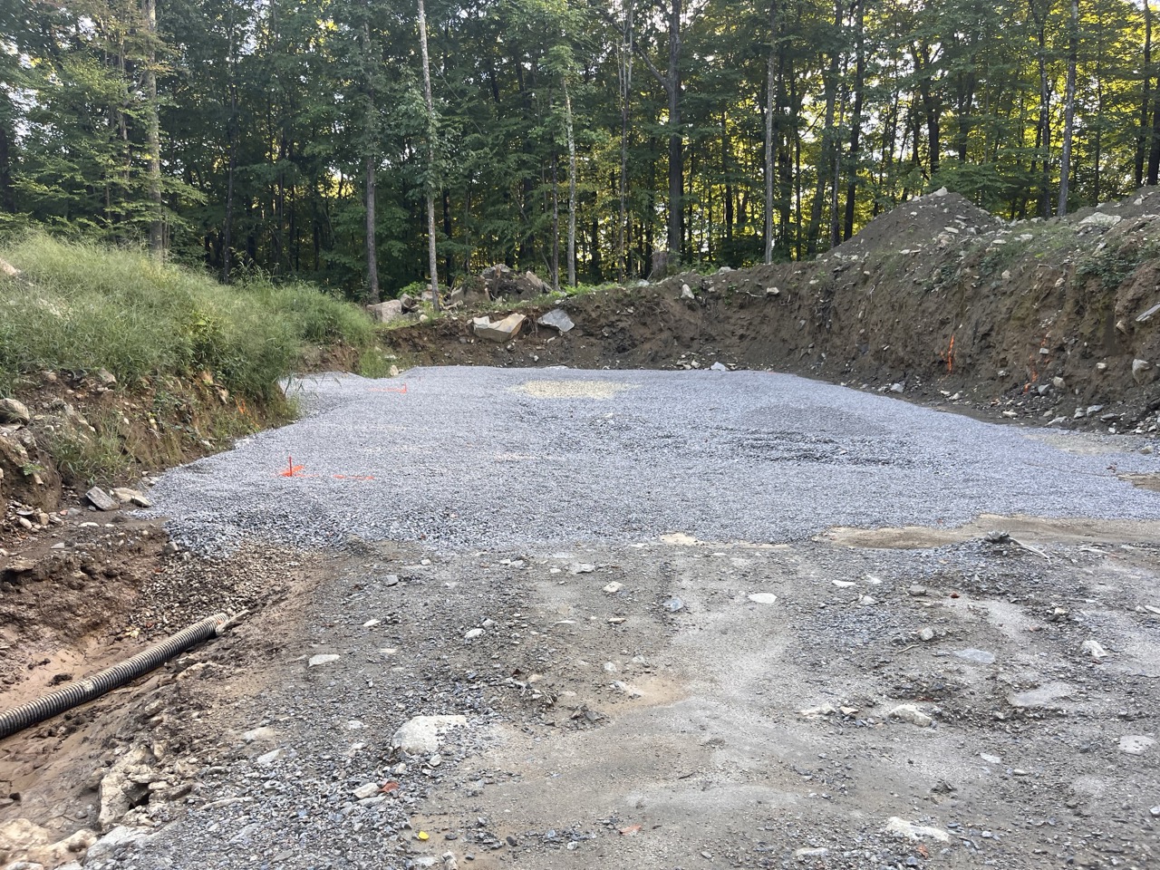 Looking at foundation gravel